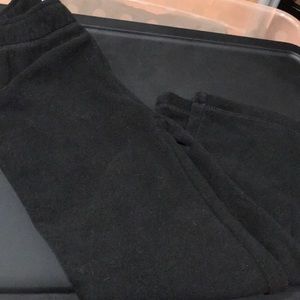Warm black joggers